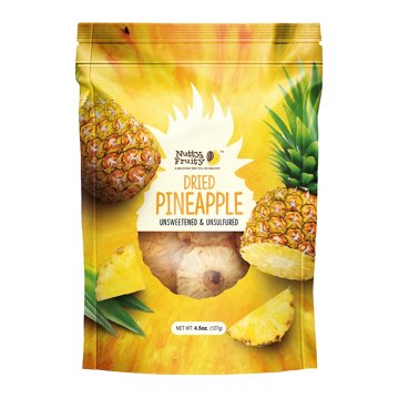 Nutty & Fruity Dried Pineapple, 4.5 oz