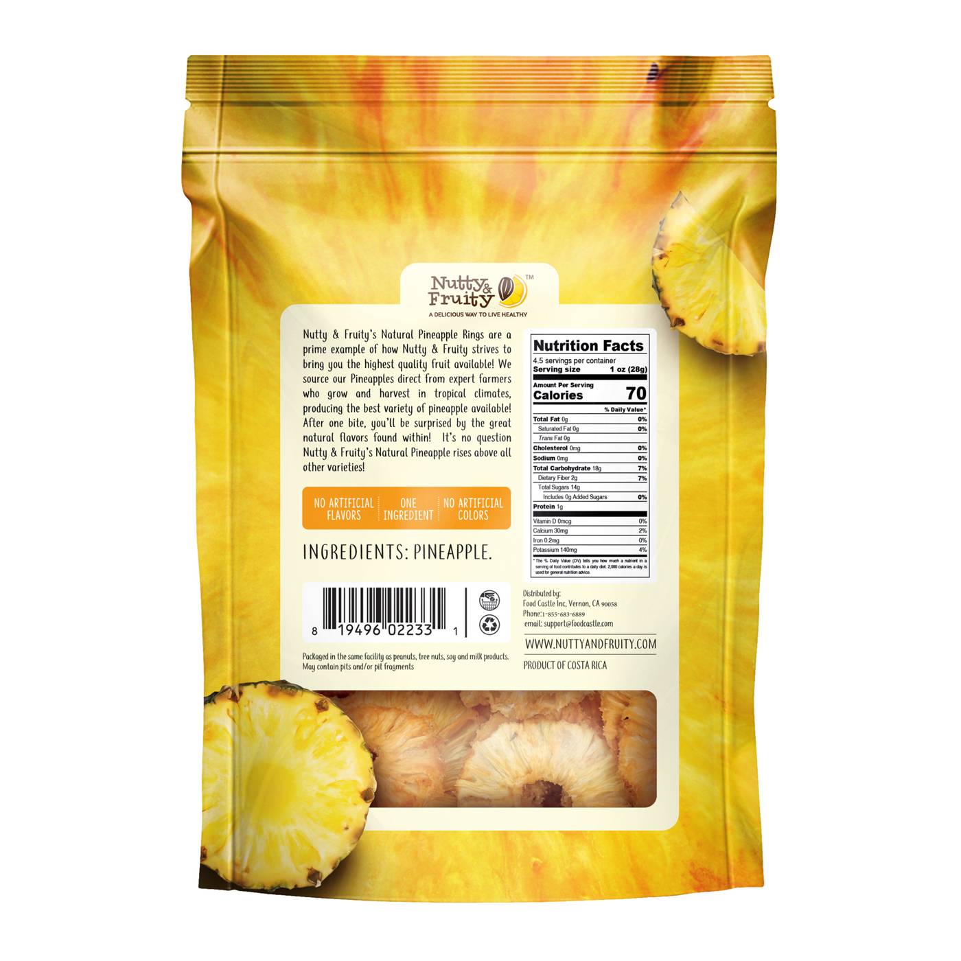 Nutty & Fruity Dried Pineapple; image 2 of 2