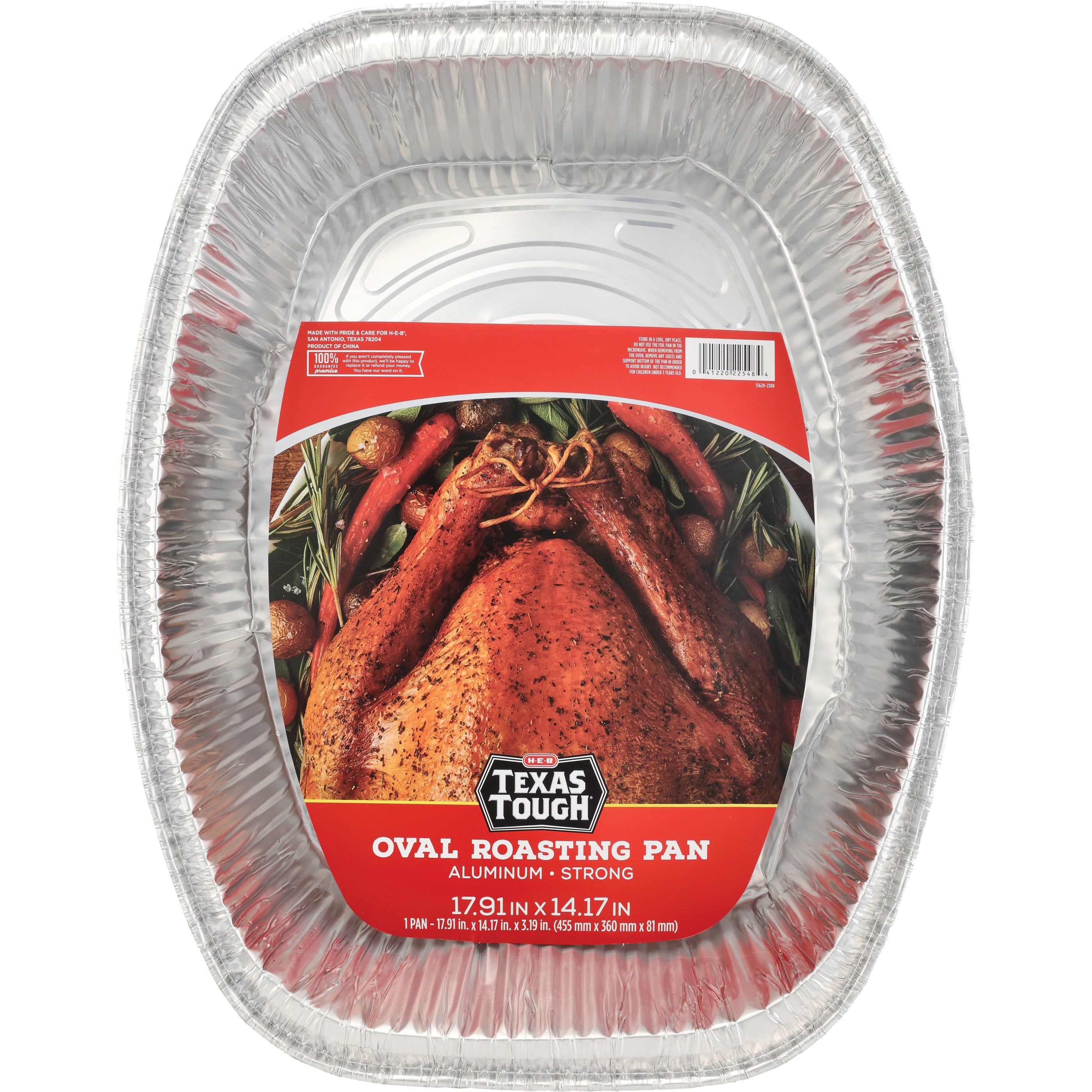 H-E-B Texas Tough Oval Roaster Pan 18X14 - Shop Bakeware at H-E-B