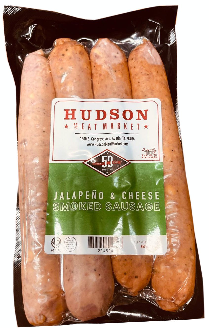 Hudson Meat Market Jalapeno & Cheese Smoked Sausage Shop at HEB