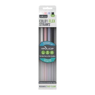 Reduce Cold1 Flex Straws, 4 pk