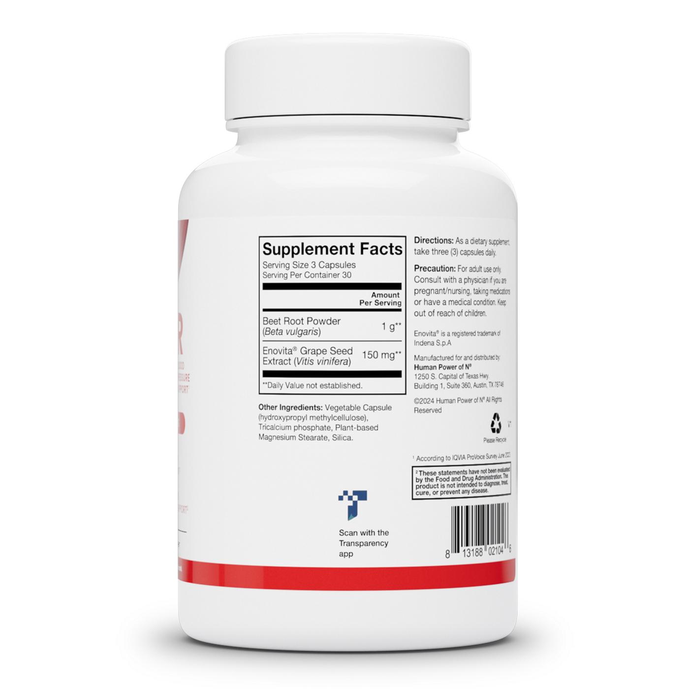 HumanN SuperBeets Beet Root Capsules; image 5 of 5