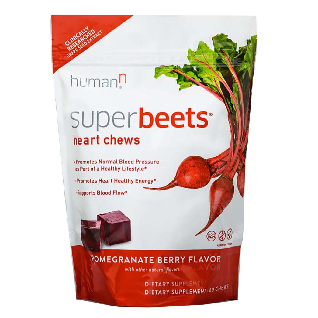 Human N SuperBeets Heart Chews Pomegranate Berry Shop Herbs