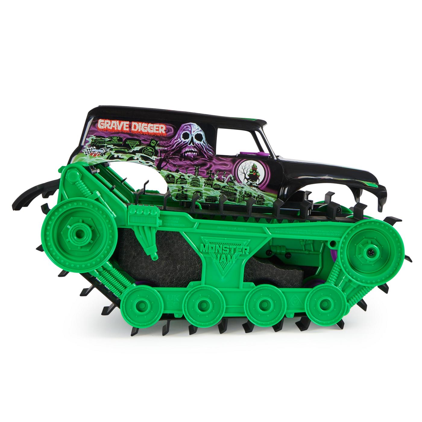 Monster Jam Grave Digger Trax R/C Vehicle; image 2 of 7