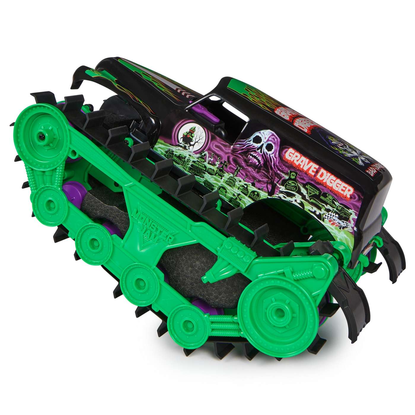 Monster Jam Grave Digger Trax R/C Vehicle; image 4 of 7