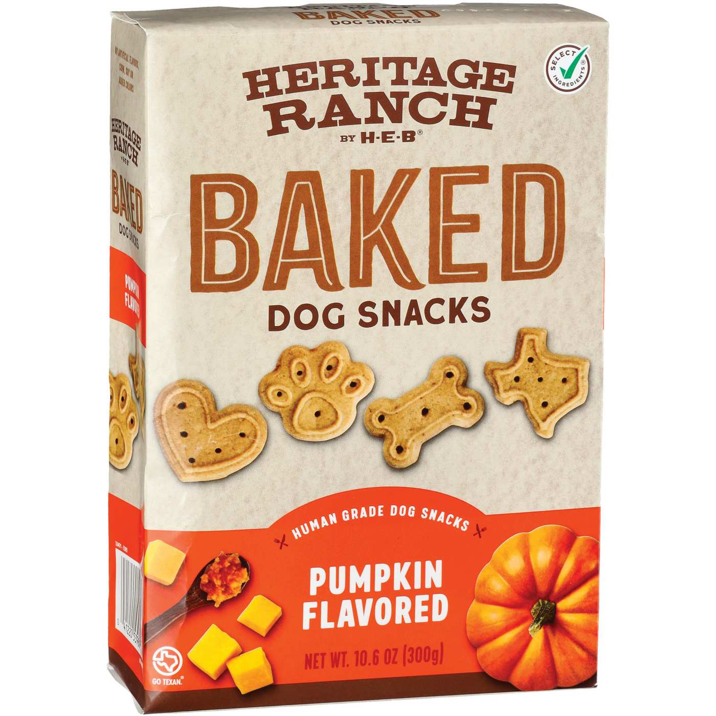 Heritage Ranch by H-E-B Baked Dog Snacks – Pumpkin; image 2 of 2