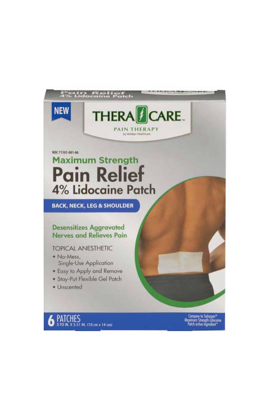 TheraCare Pain Relief Lidocaine Patch Shop Muscle & Joint Pain at HEB