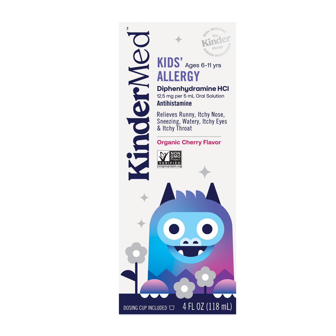 KinderMed Kids' Allergy Syrup - Organic Cherry; image 1 of 10