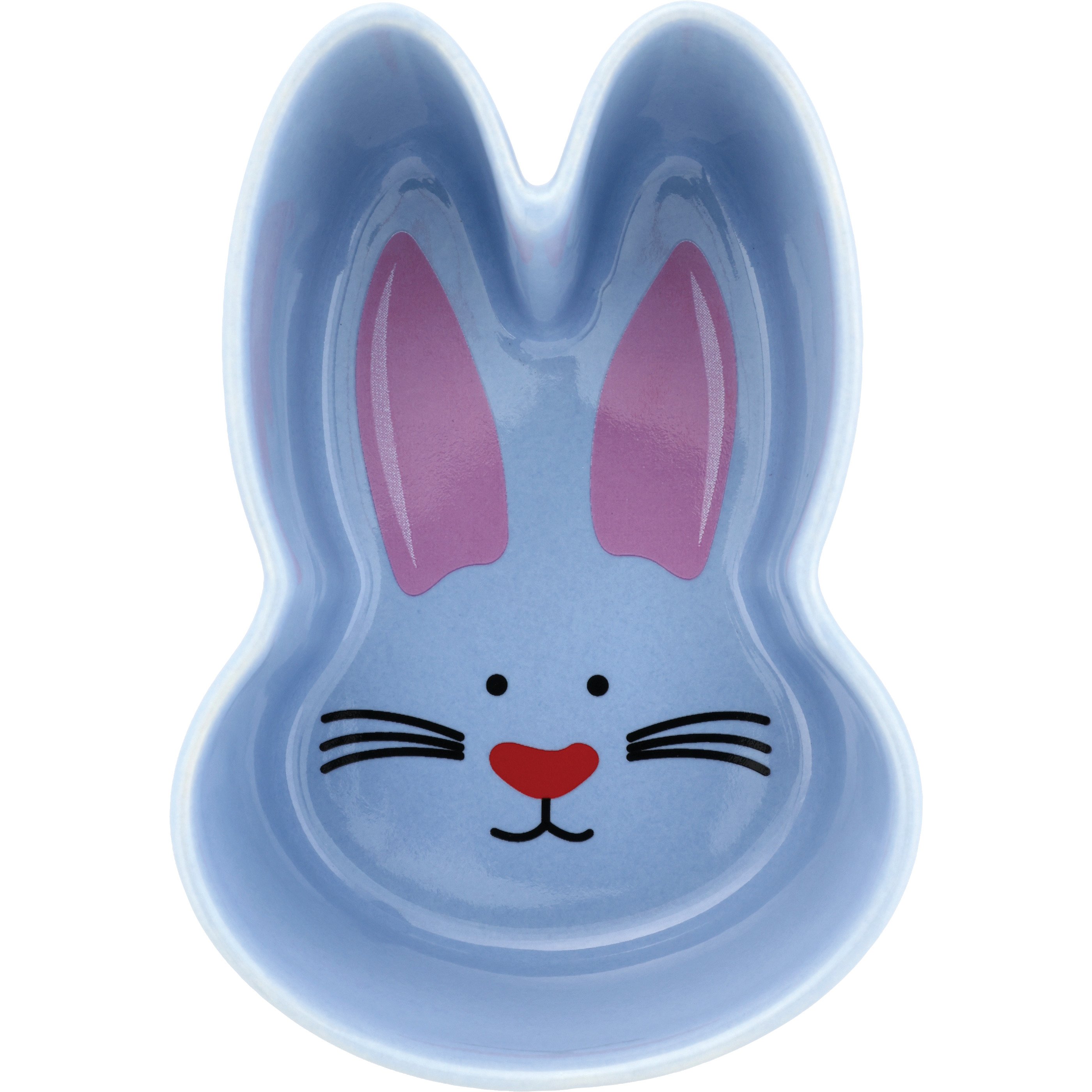 Destination Holiday Easter Bunny Face Ramekin Blue Shop Pans