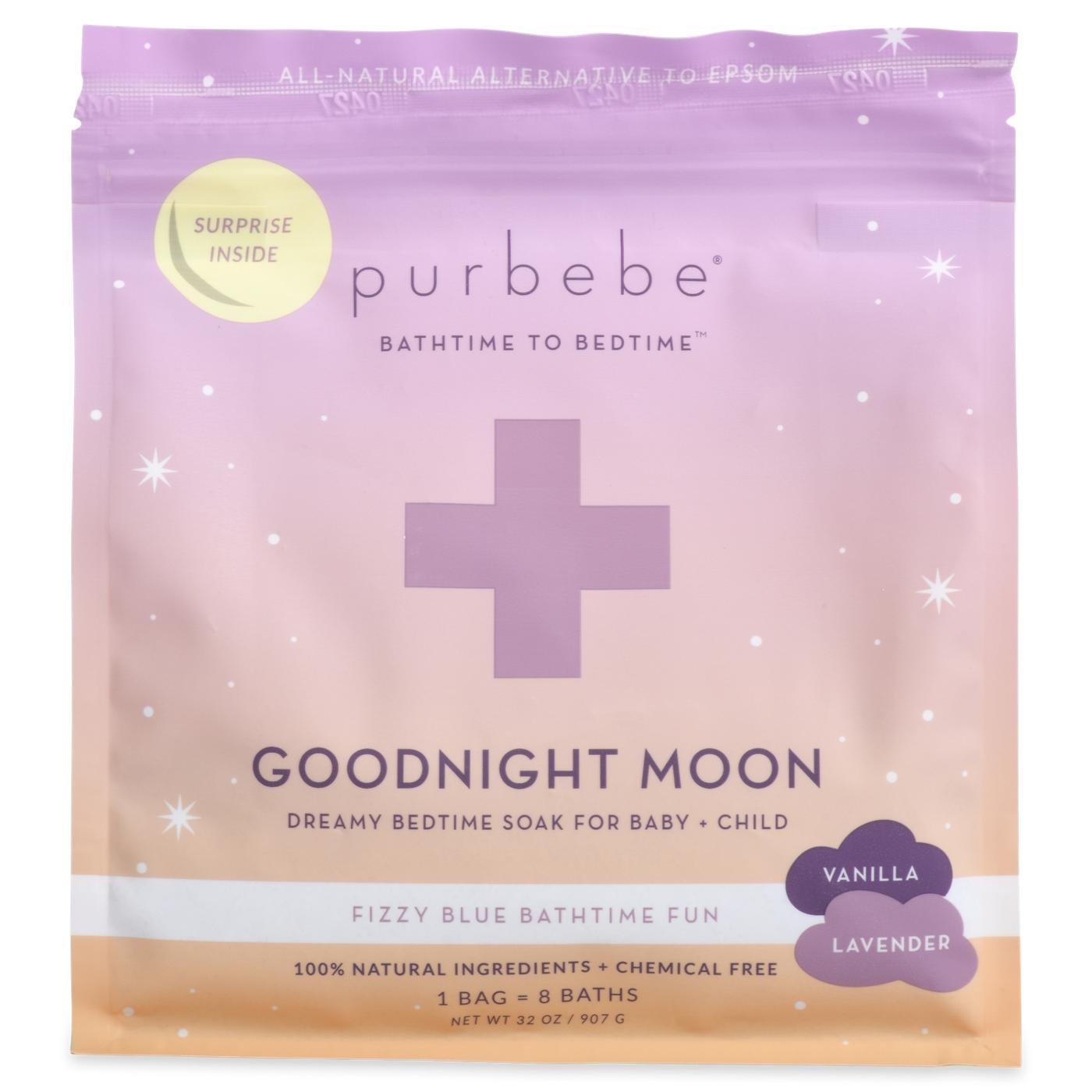 Purbebe Goodnight Moon Bedtime Soak for Baby + Child - Vanilla Lavender; image 1 of 4