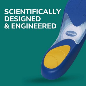 Dr. Scholl's Prevent Pain Protective Insoles, Trim to Fit Insert, Men Shoe Size 8-14, 1 pair