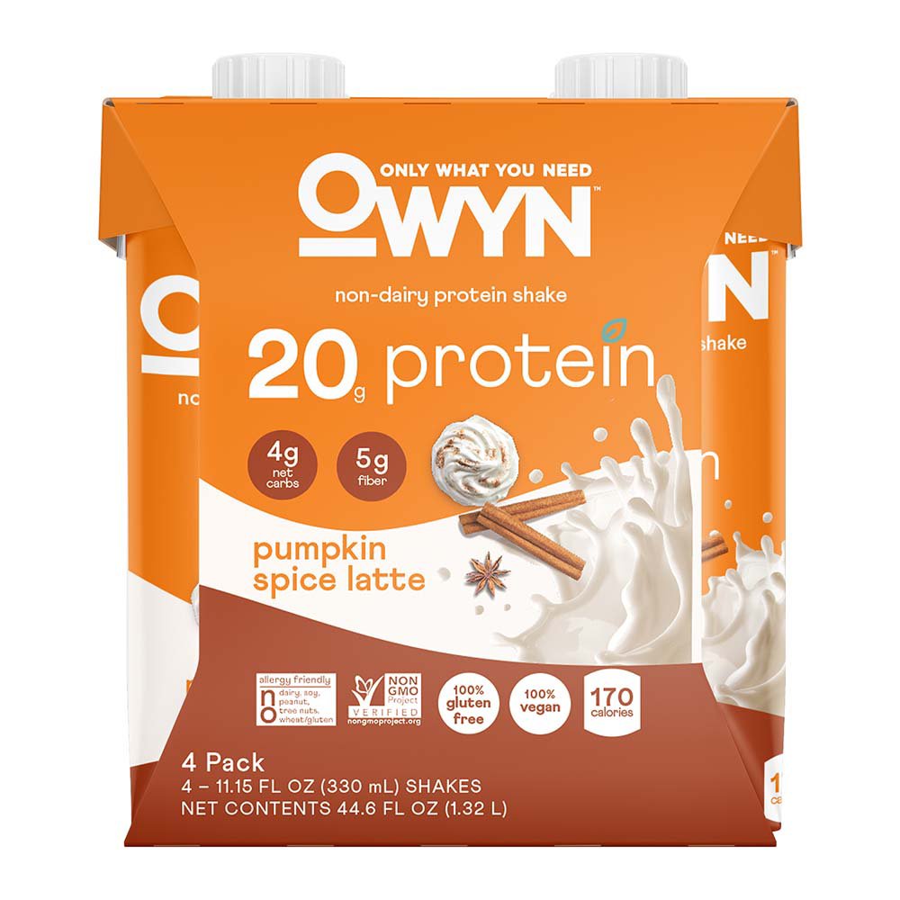 OWYN 20G Protein Shake 4 pk - Pumpkin Spice Latte - Shop Diet & fitness