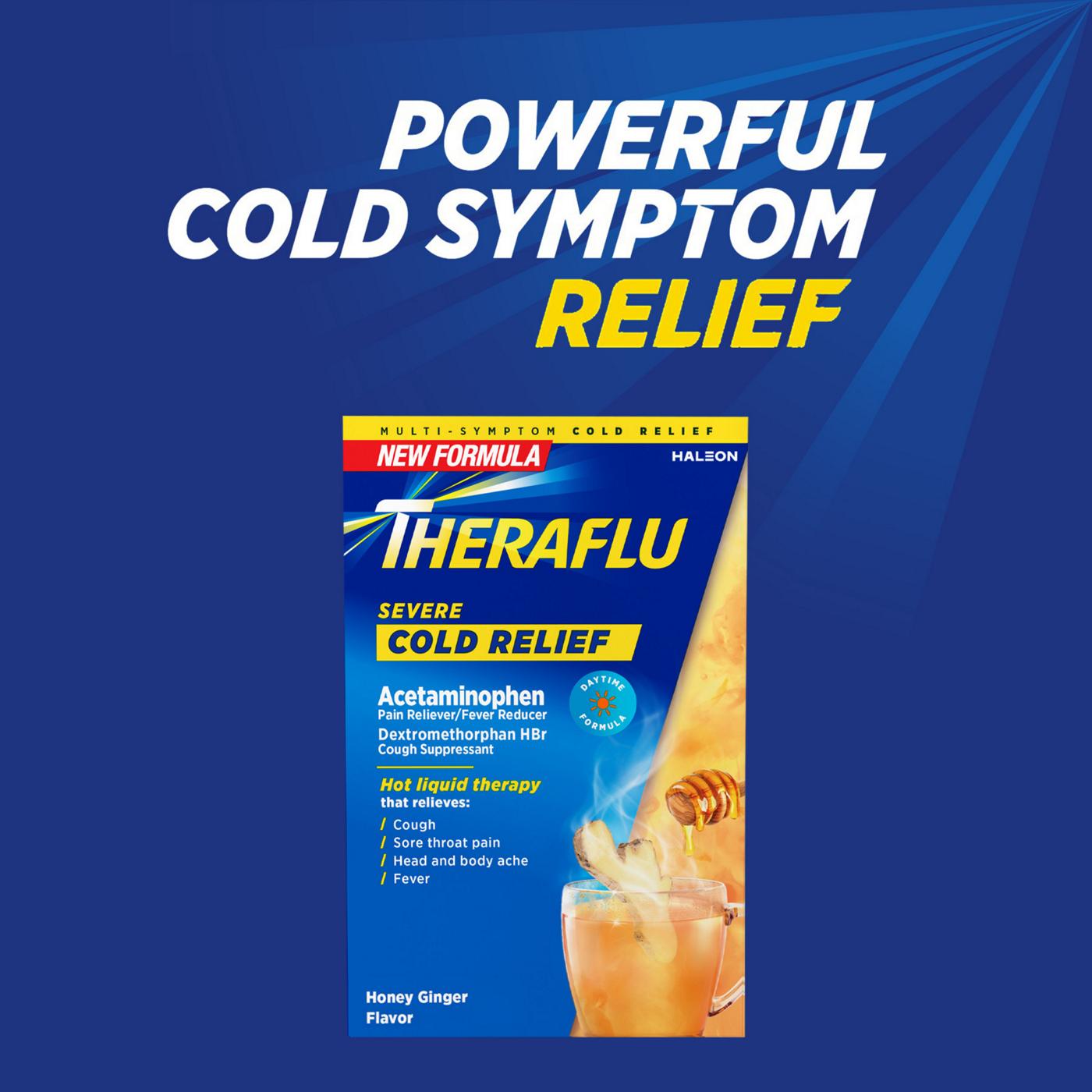 Theraflu Severe Cold Relief Hot Liquid Therapy Packets; image 4 of 13