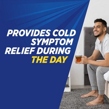 Theraflu Daytime Severe Cold Relief Powder, Cold and Cough Medicine Powder Packets, Honey Ginger Flavors