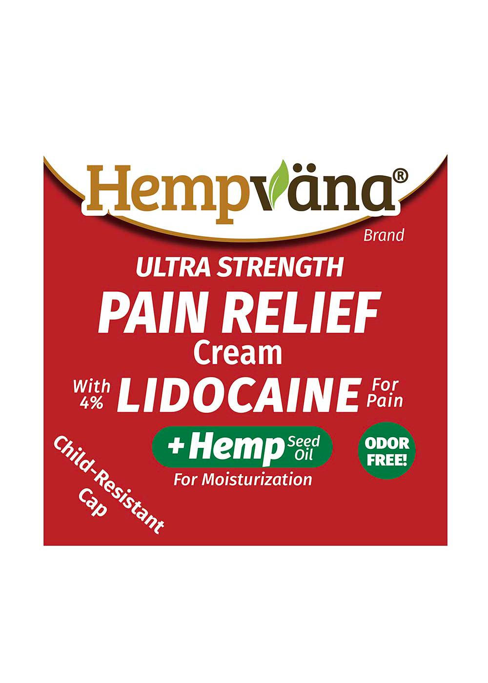 Hempvana Pain Relief Cream +Hemp Seed Oil; image 1 of 3