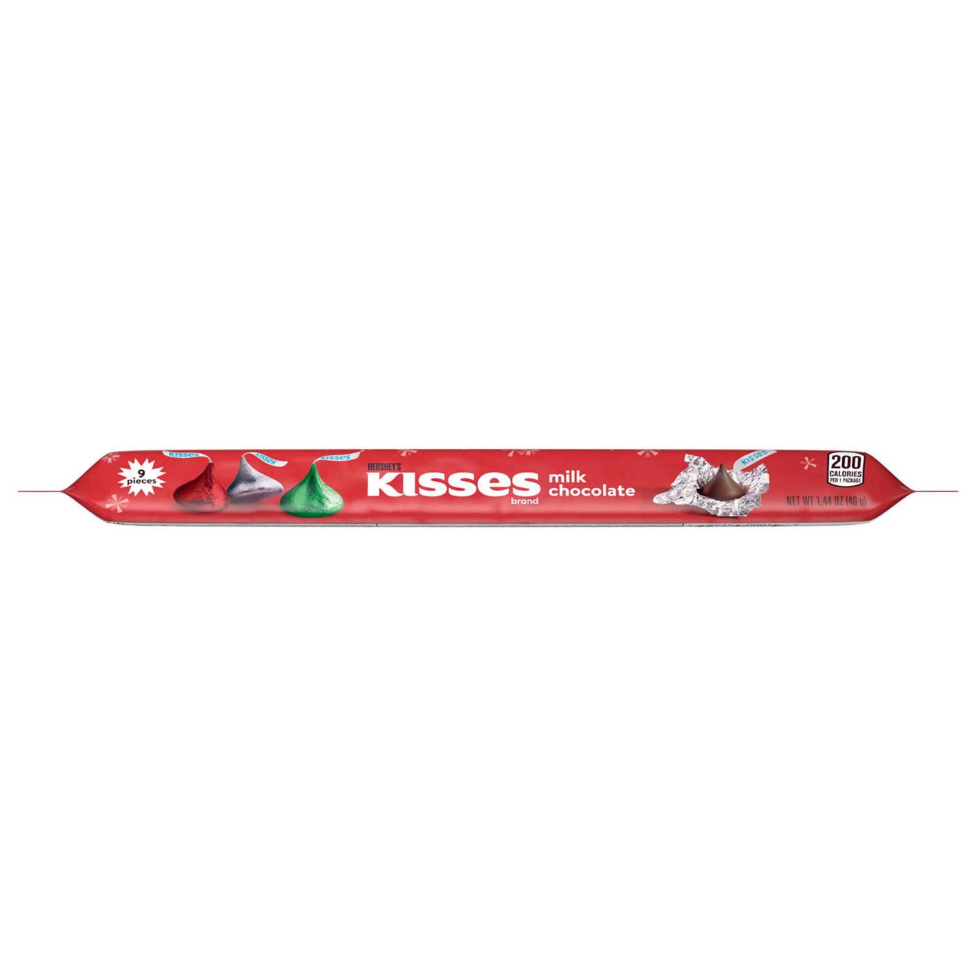 Hershey's Kisses Milk Chocolate Christmas Candy, 9 Pc; image 1 of 6