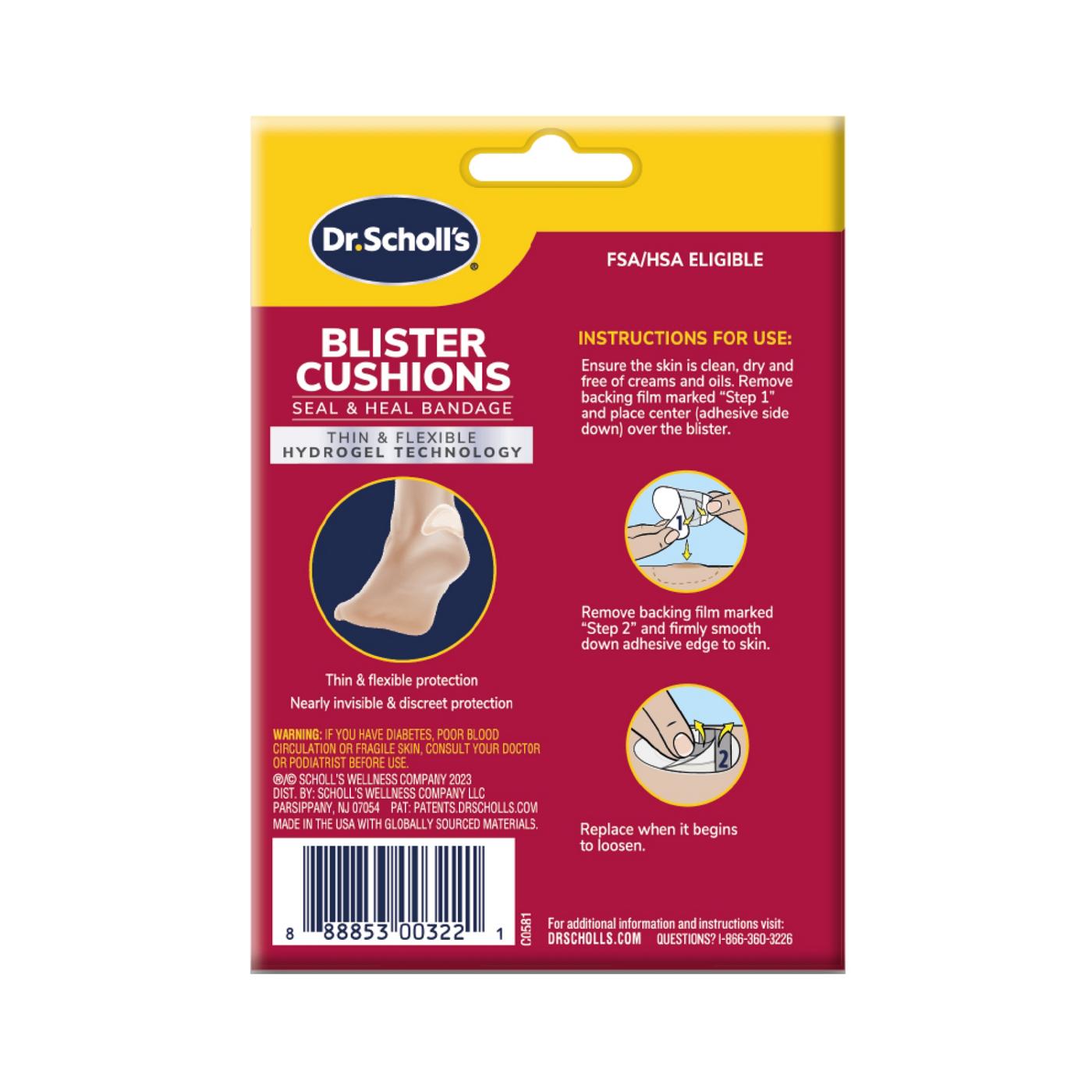 Dr. Scholl's Blister Cushions Seal & Heal Bandage; image 4 of 10