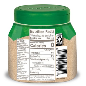 Truvia Brown Calorie Free Stevia Leaf Sweetener, 9.8 oz