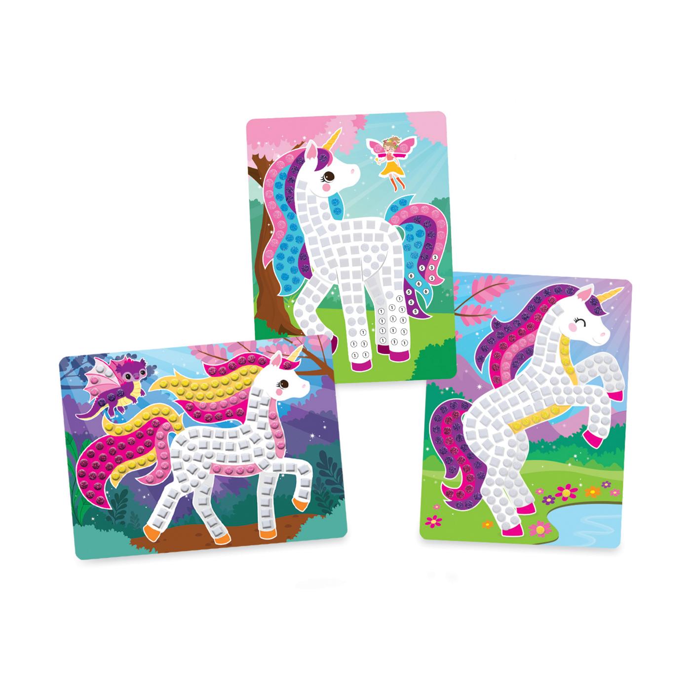 Orb Sensory Foam Sticky Mosaics Travel Pack - Unicorns; image 3 of 3