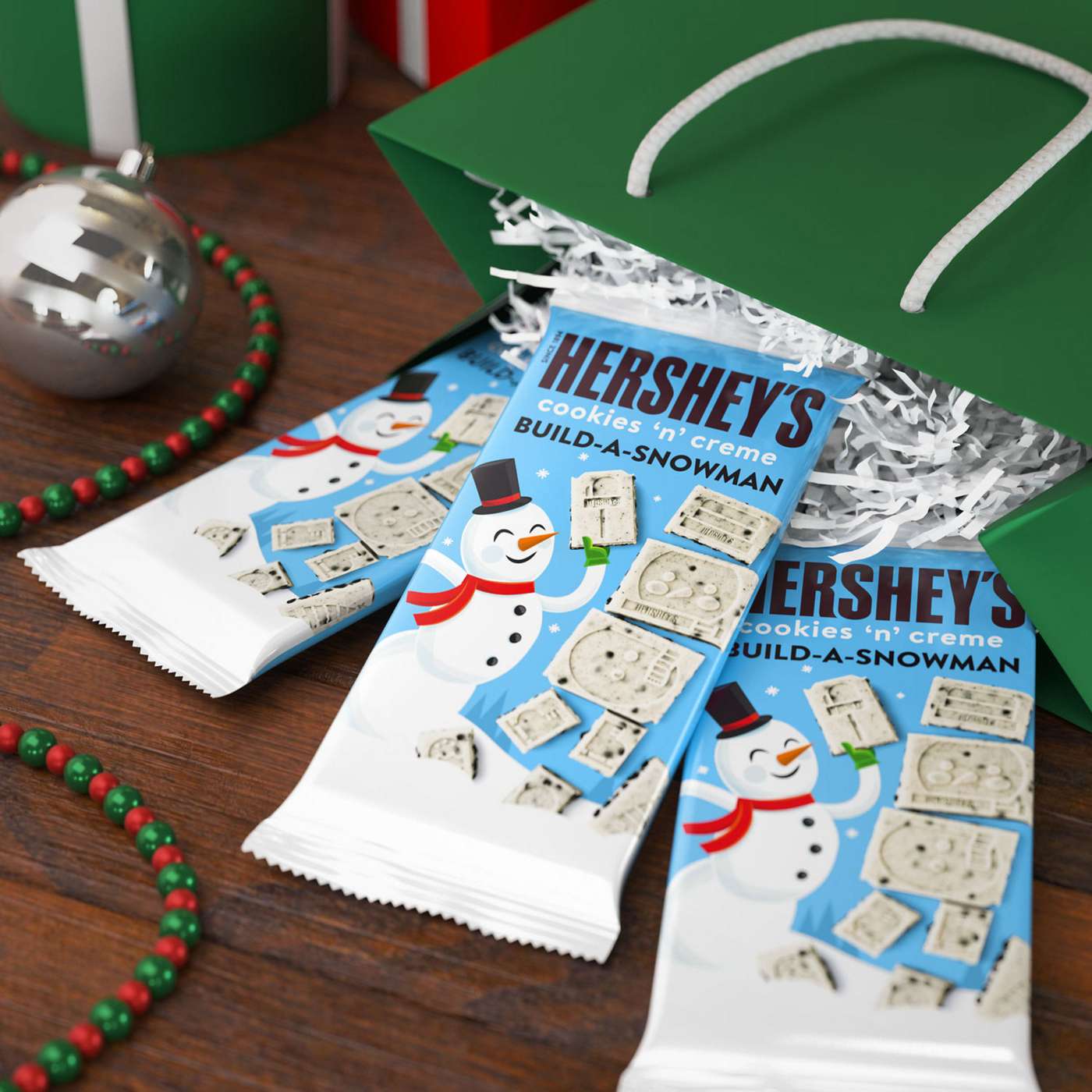 Hershey's Cookies 'n' Cream Build-A-Snowman Christmas Candy; image 5 of 7