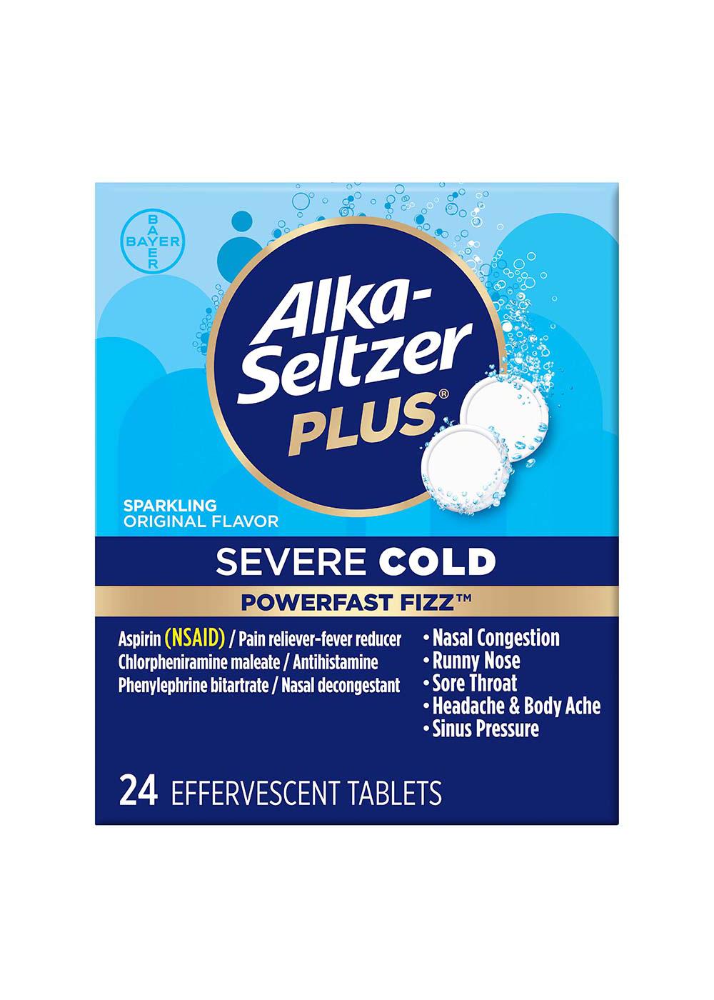 Alka-Seltzer Plus Severe Cold Powerfast Fizz Tablets; image 1 of 6