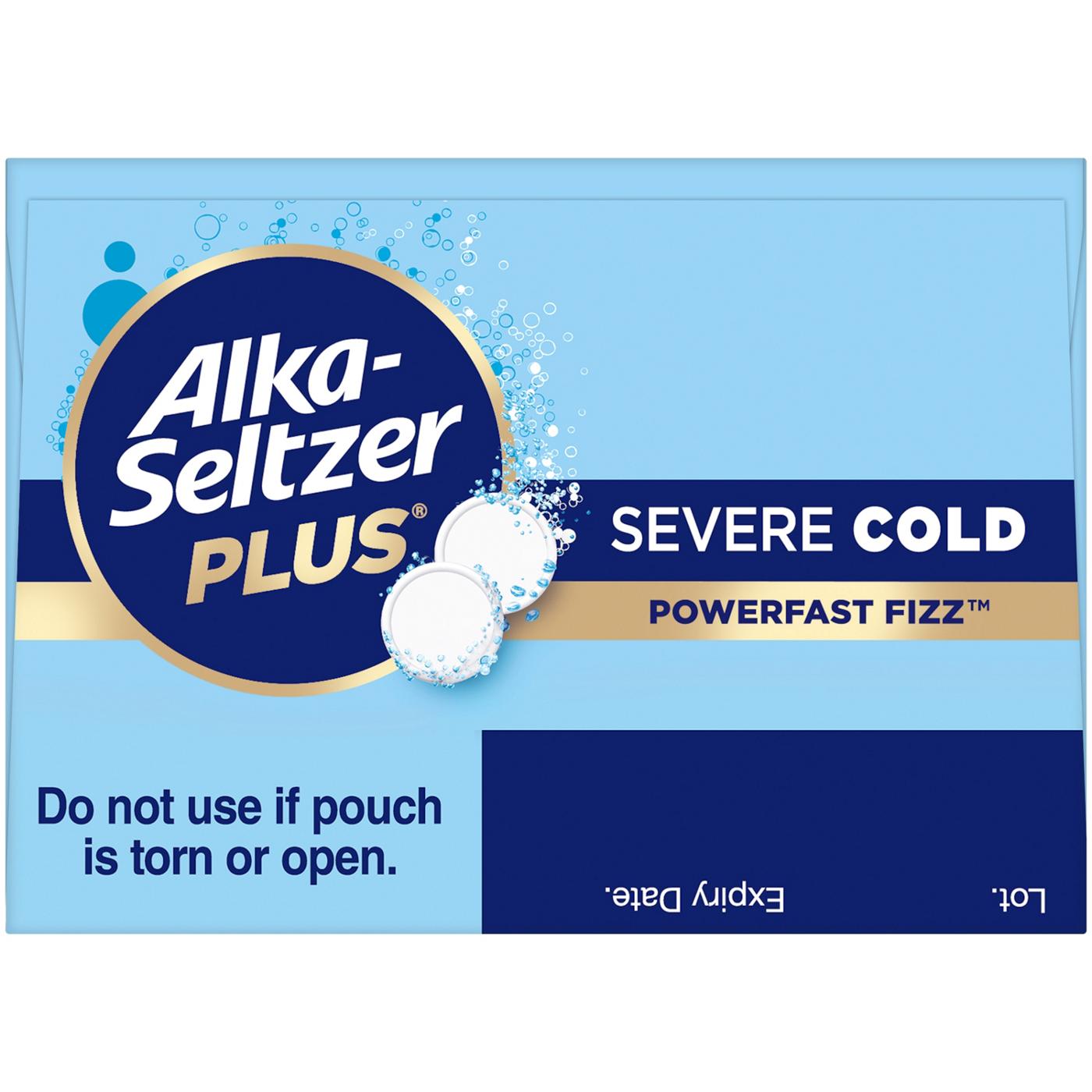 Alka-Seltzer Plus Severe Cold Powerfast Fizz Tablets; image 5 of 6