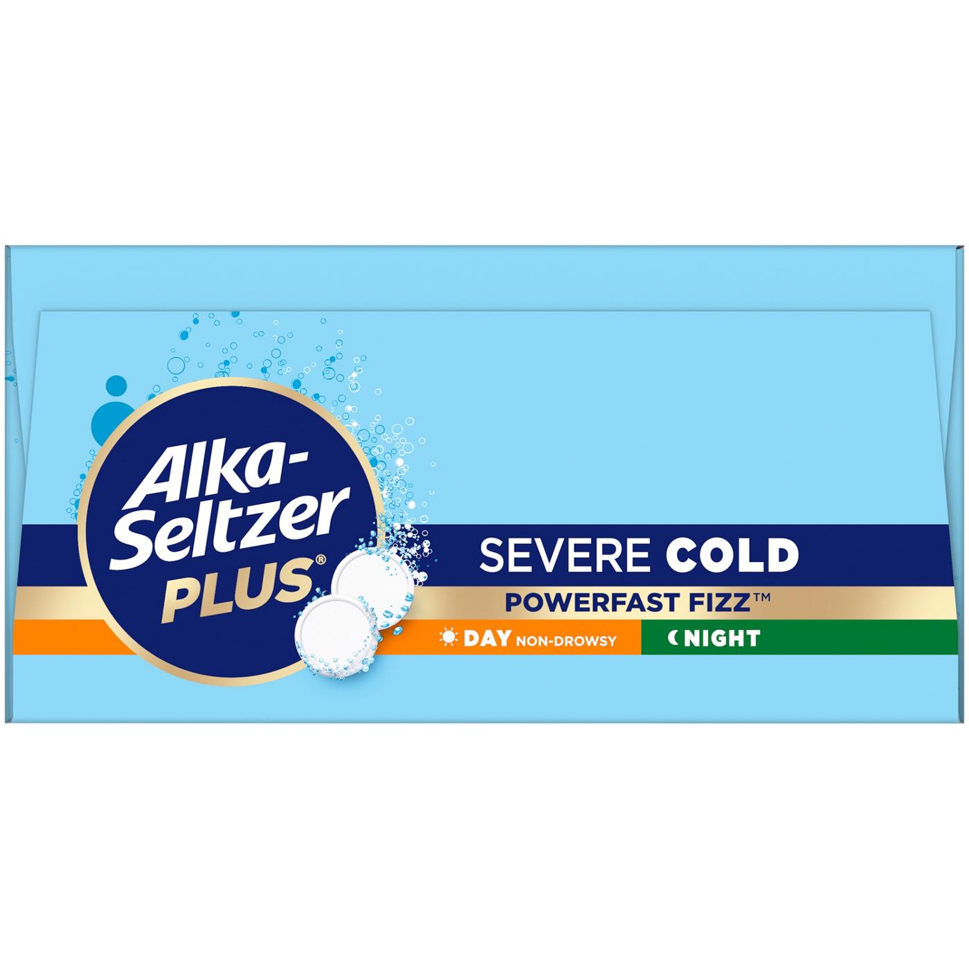 Alka-Seltzer Plus Severe Cold Powerfast Fizz Day & Night Tablets; image 6 of 6