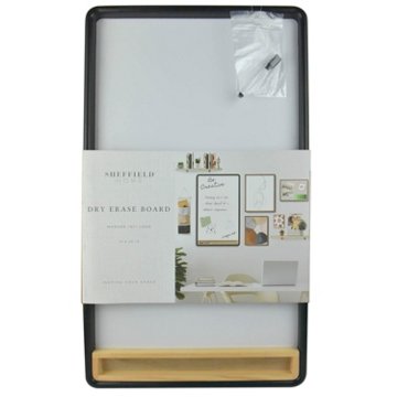 Sheffield Home Dry Erase Board with Marker, 16" x 28"