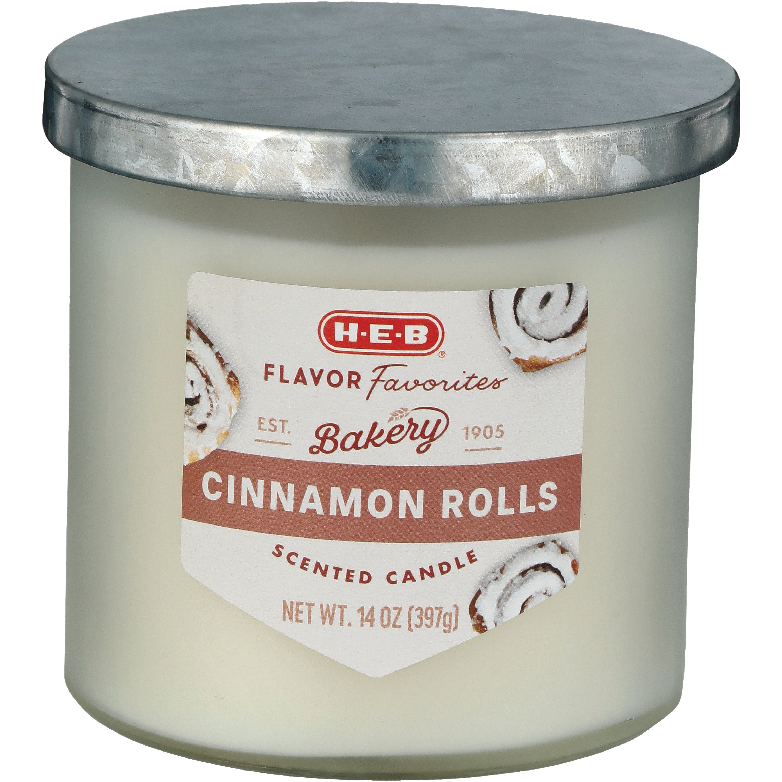 HEB Flavor Favorites Bakery Cinnamon Rolls Scented Candle Shop