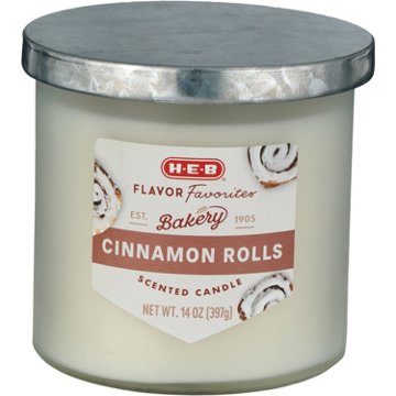 H-E-B Flavor Favorites Bakery Cinnamon Rolls Scented Candle