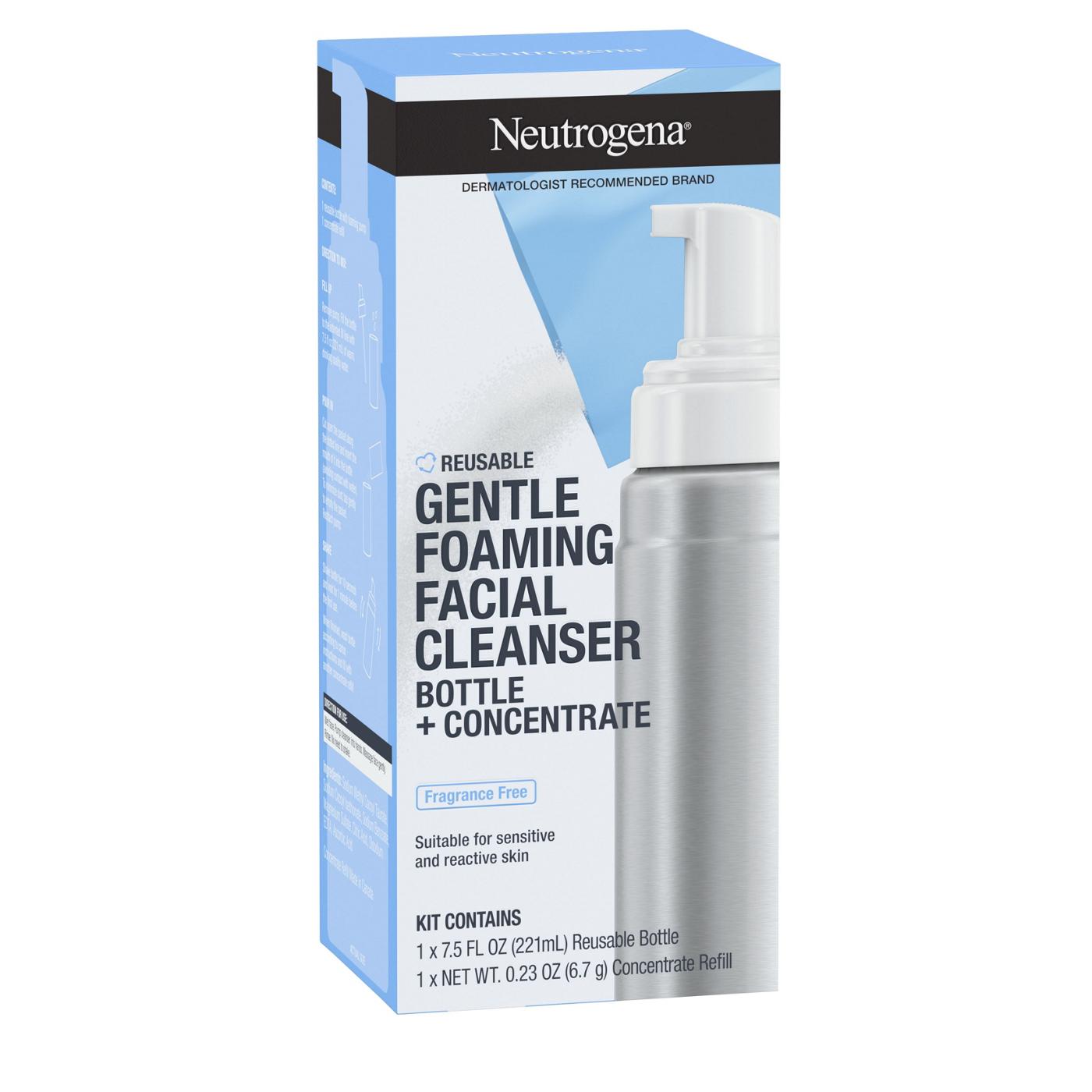 Neutrogena Reusable Gentle Foaming Facial Cleanser; image 1 of 2