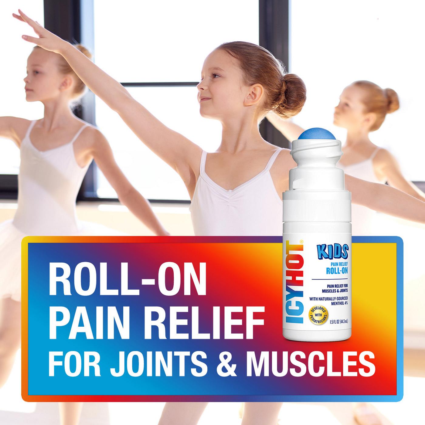 Icy Hot Kids Pain Relief Roll-On Liquid with 4% Menthol; image 9 of 9