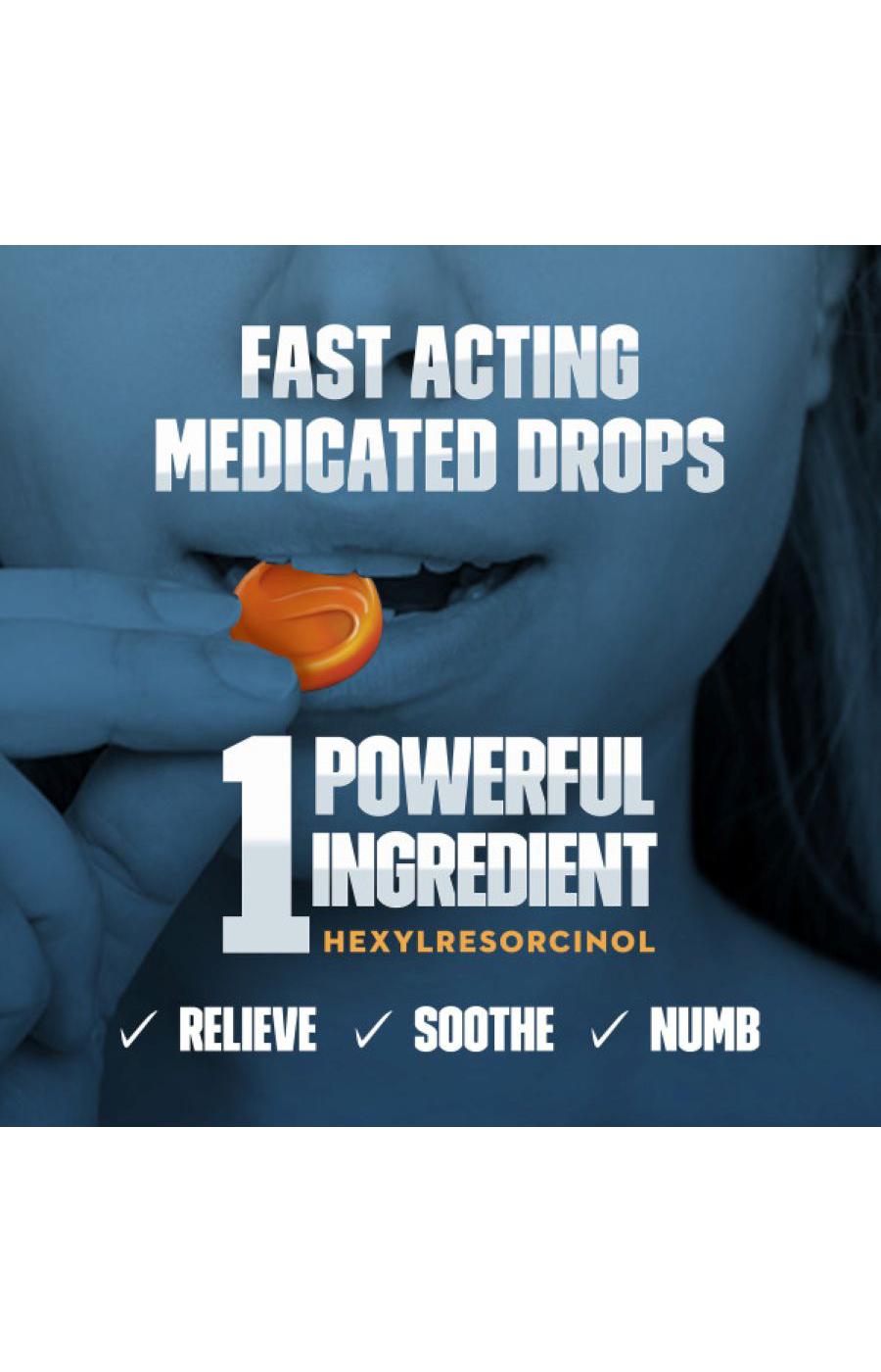 Mucinex InstaSoothe Sore Throat + Soothing Comfort Drops Honey