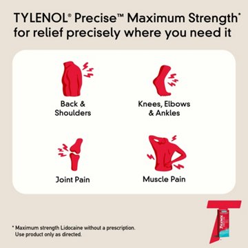 Tylenol Precise Cooling Lidocaine Muscle & Joint Pain Relief Roll-On Cream