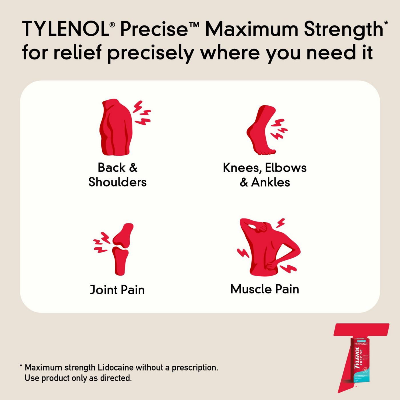 Tylenol Precise Cooling Pain Relieving Cream; image 7 of 8