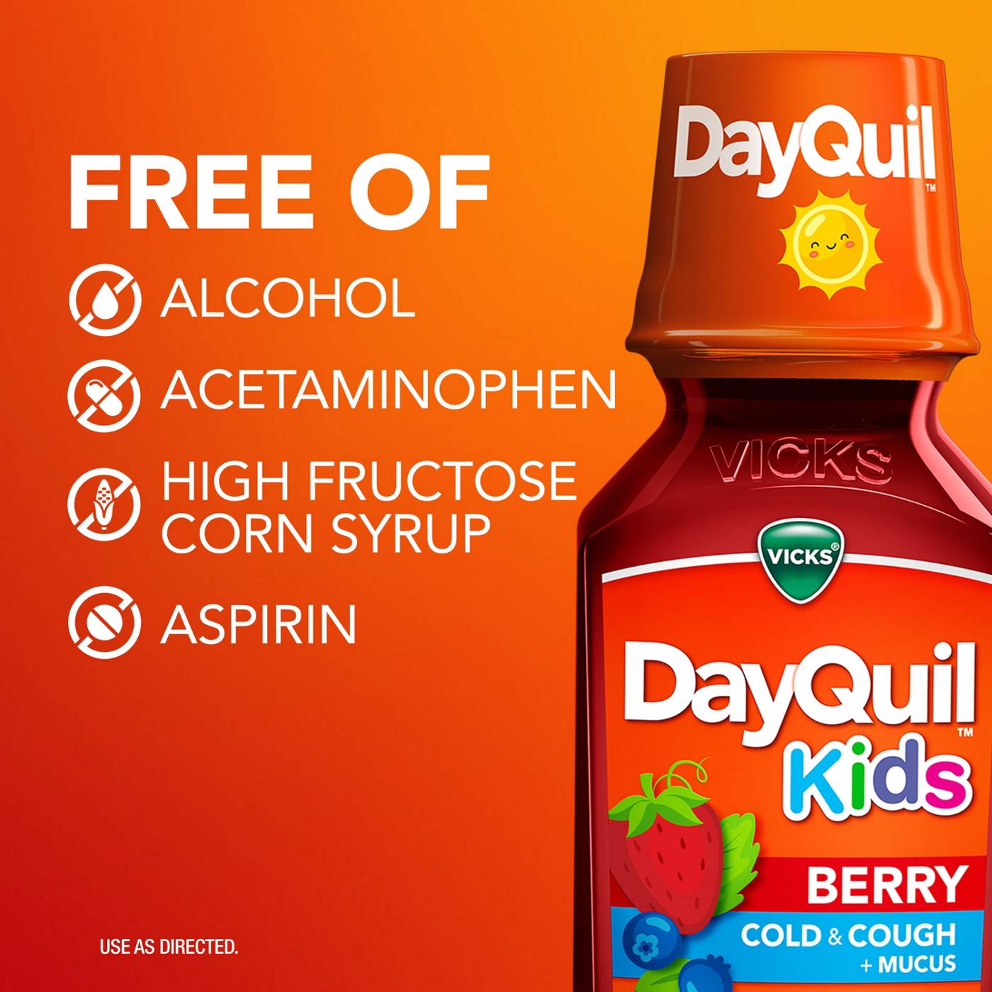 Vicks DayQuil Kids Cold & Cough + Mucus - Berry; image 3 of 11