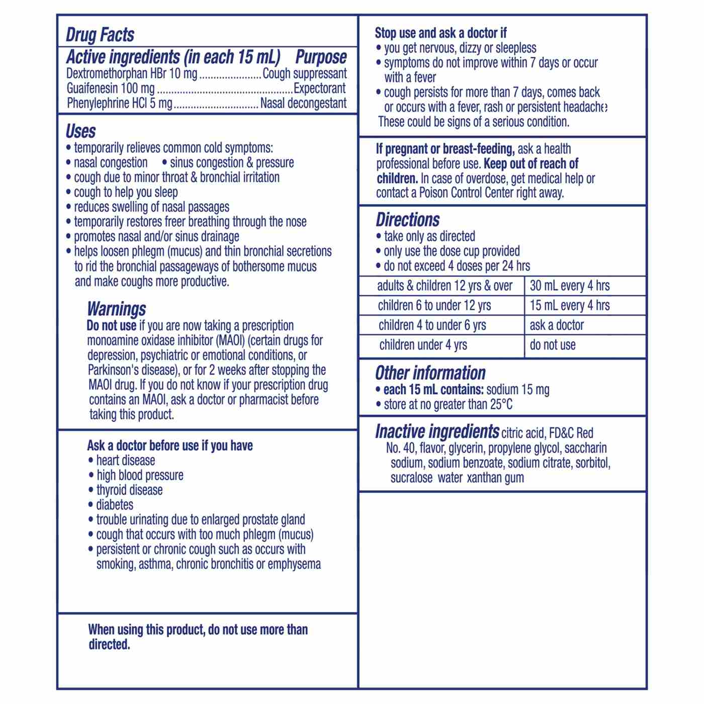 Vicks DayQuil Kids Cold & Cough + Mucus - Berry; image 7 of 11