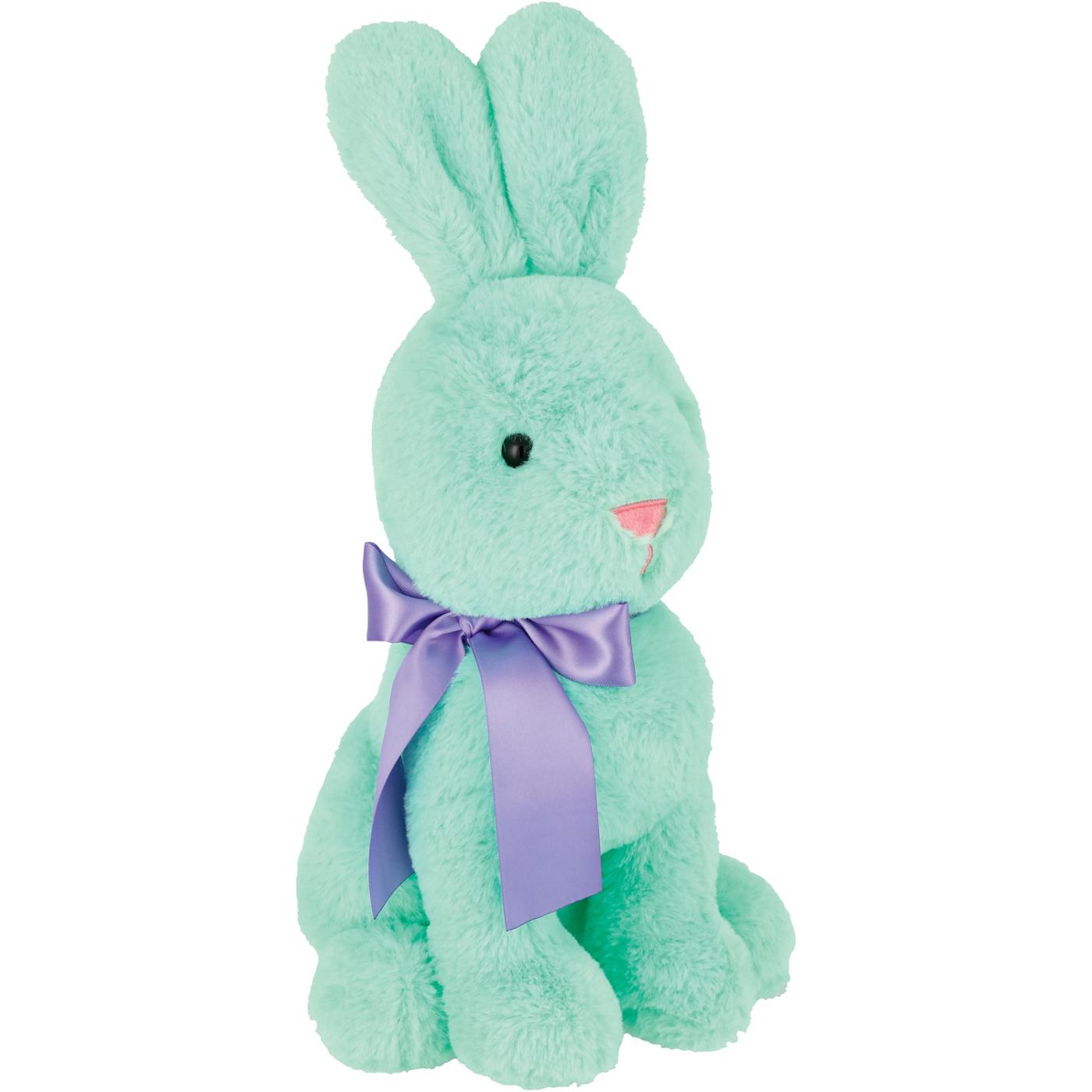 Destination Holiday Easter Bunny Doll with Ribbon – Lime; image 1 of 2