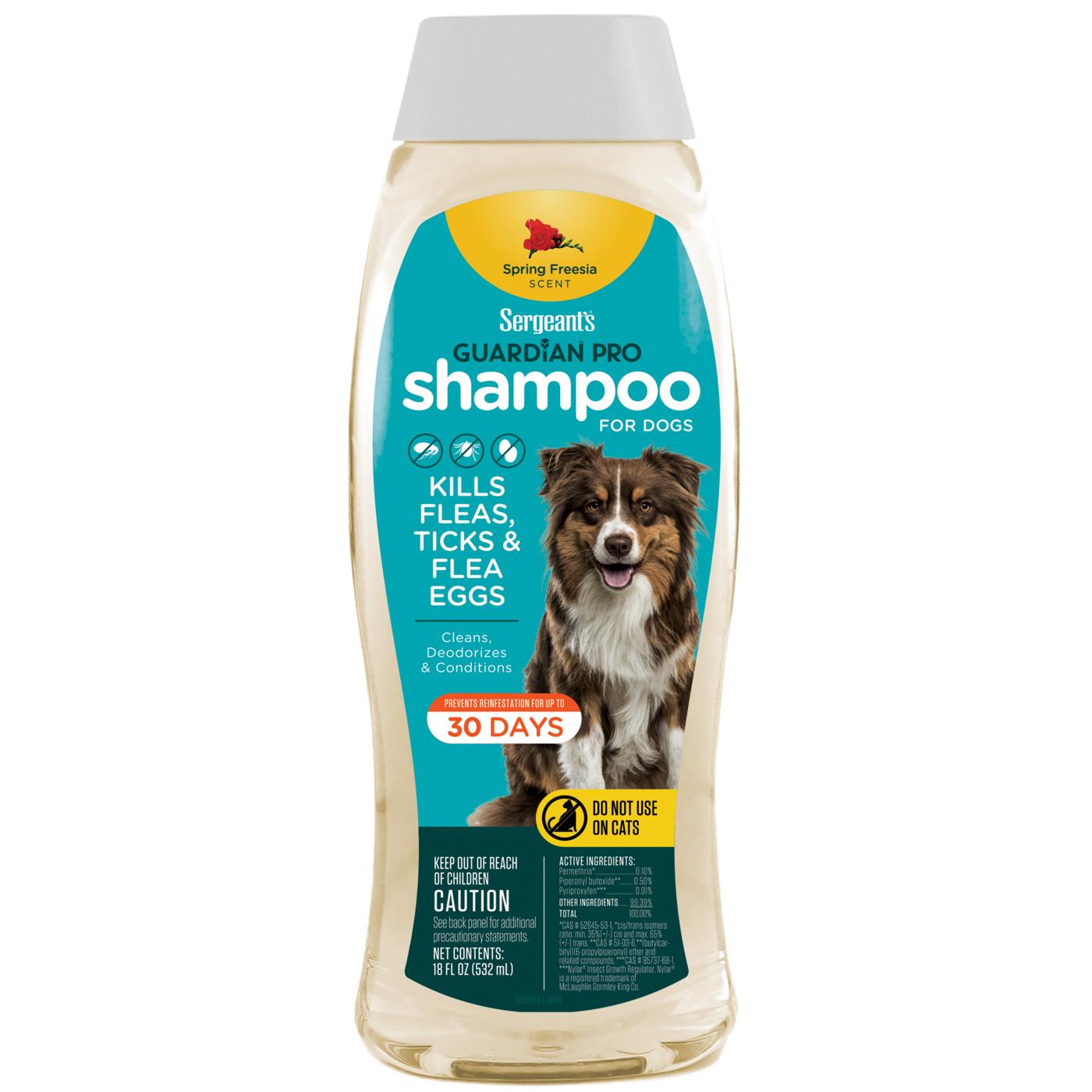 Sergeants Guardian Pro Flea & Tick Dog Shampoo Spring Freesia Scent; image 1 of 6