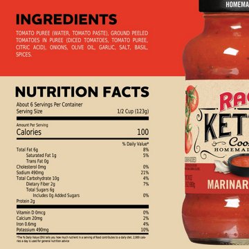 Ragu Kettle Cooked Marinara Sauce, 24 oz
