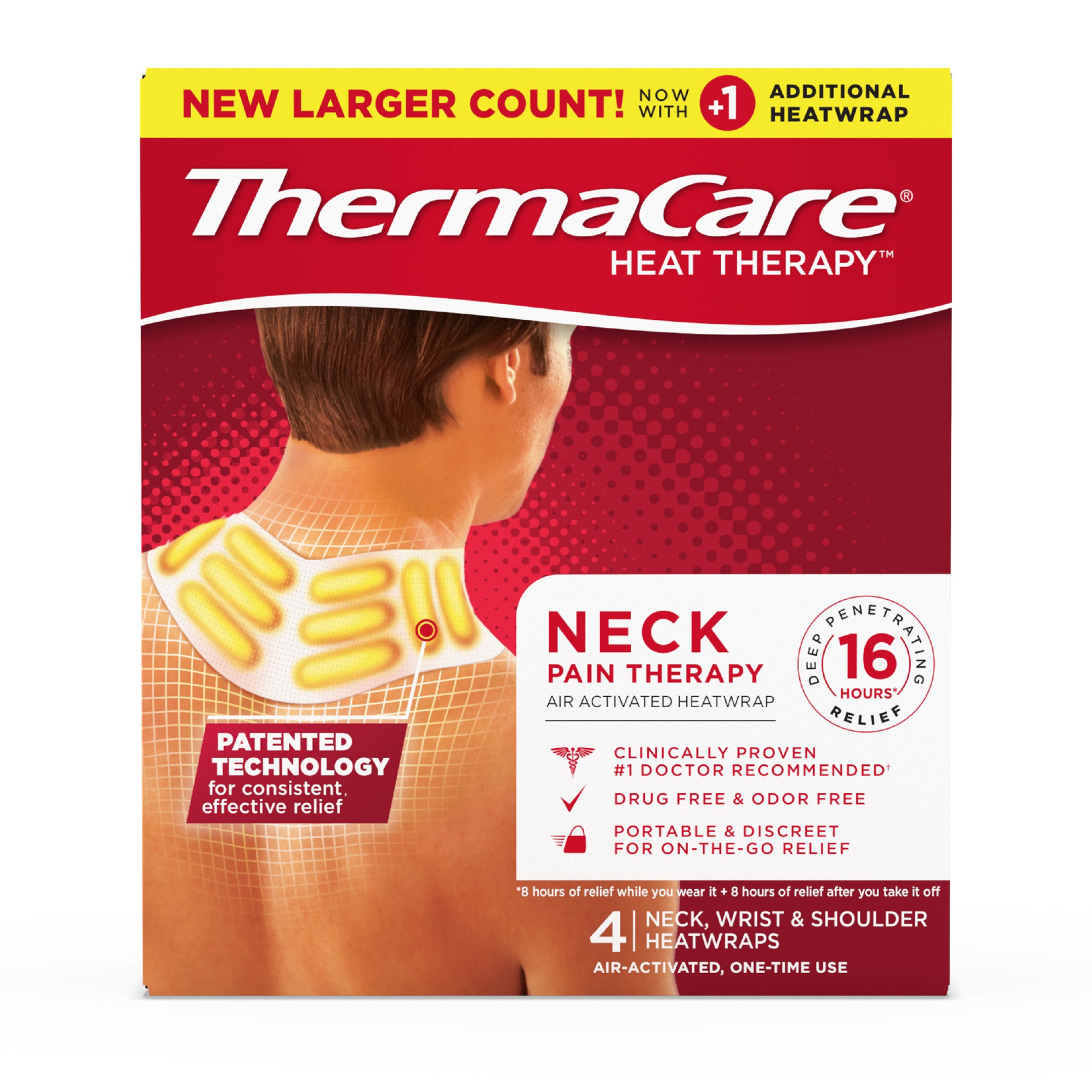 ThermaCare Neck Pain Therapy Heatwraps Shop Muscle & joint pain at HEB