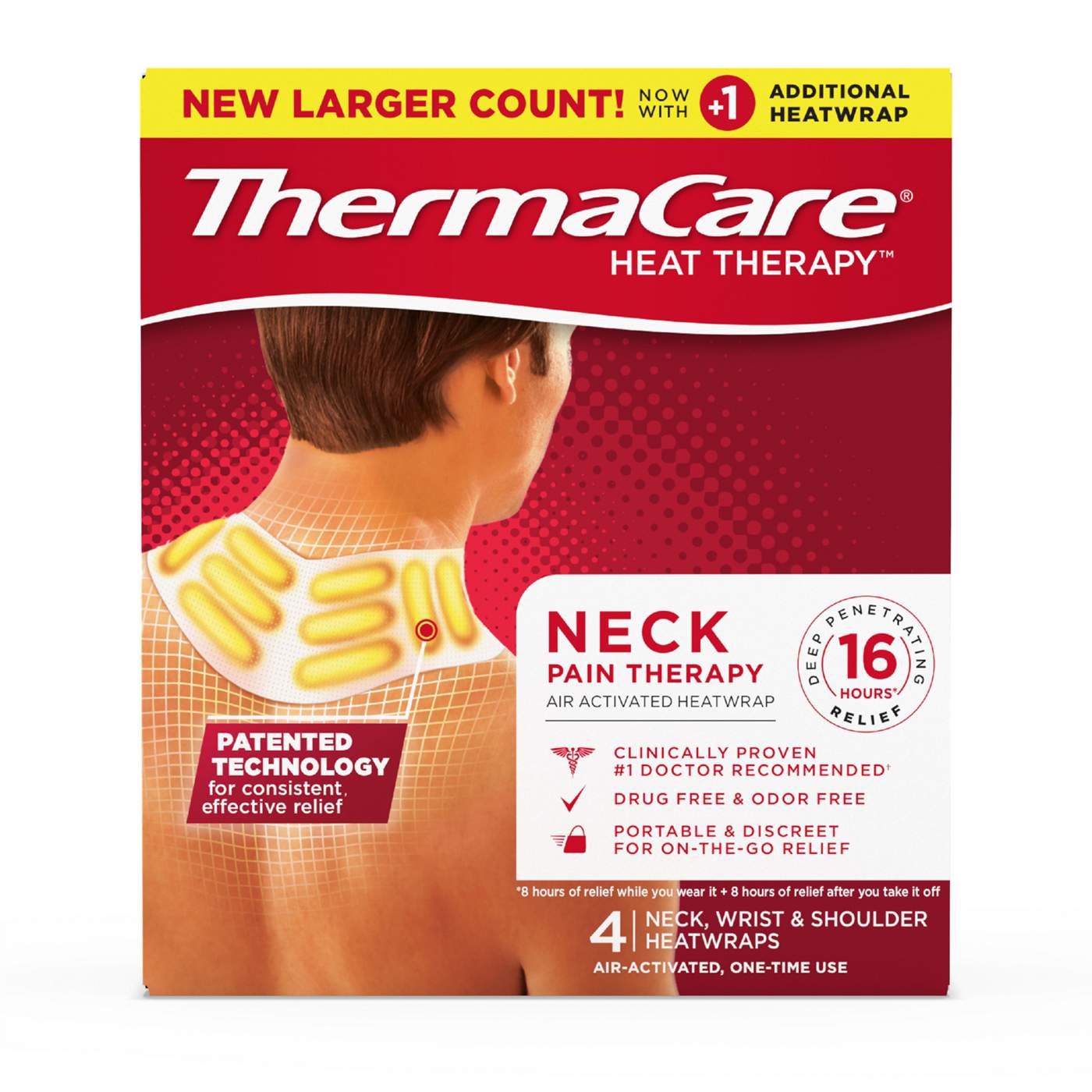 ThermaCare Neck Pain Therapy Heatwraps; image 1 of 3