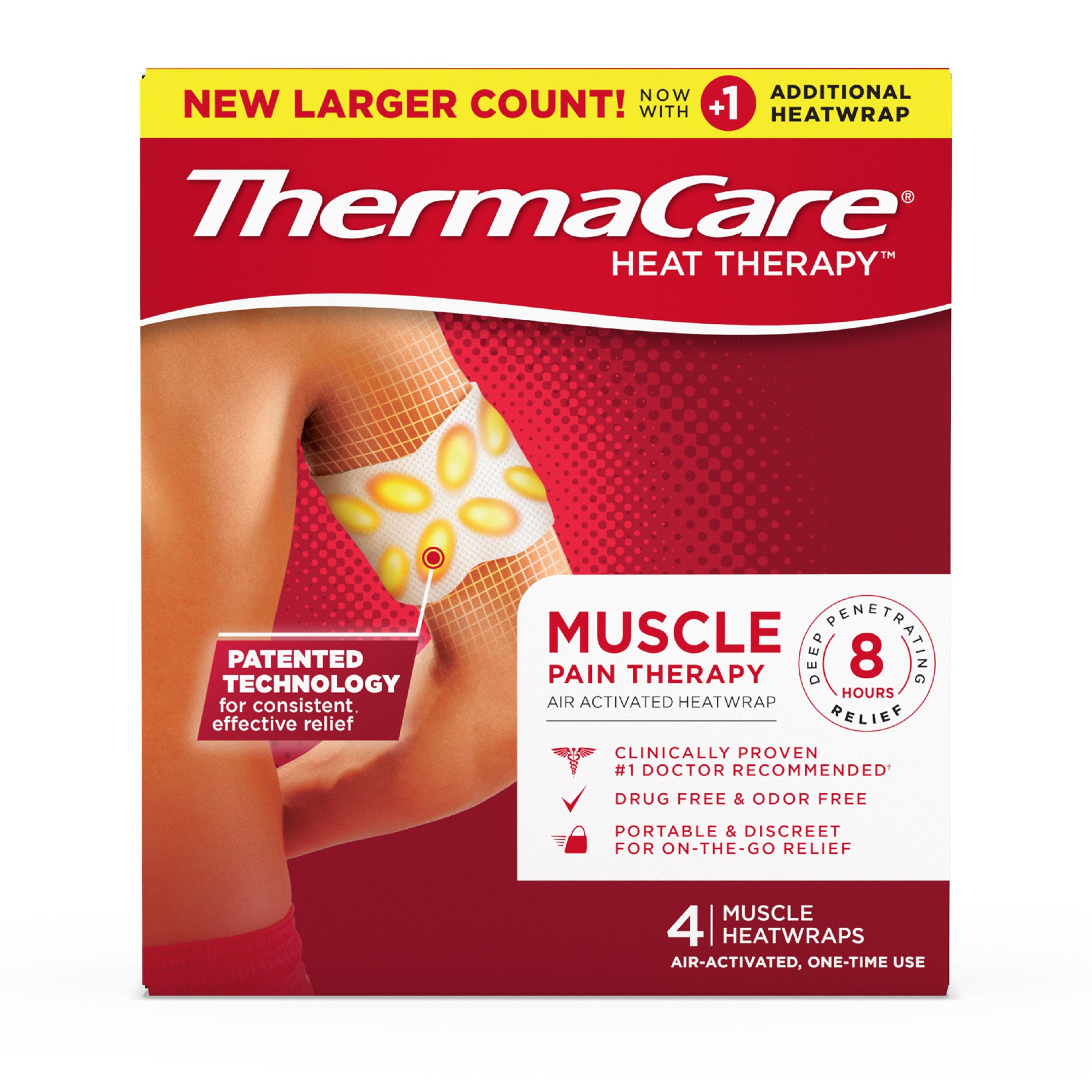 ThermaCare Muscle Pain Therapy Air Activated Heat Wrap Shop Muscle