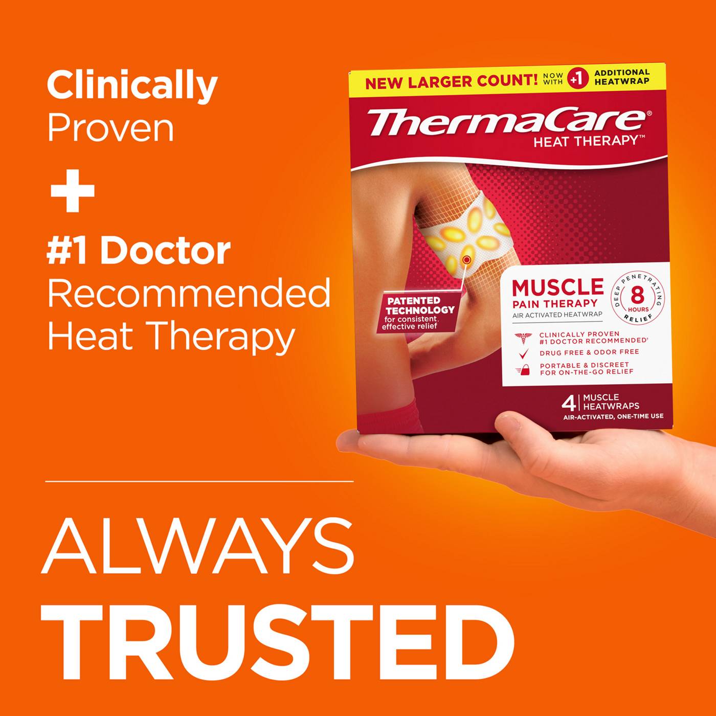 ThermaCare Muscle Pain Therapy Air Activated Heat Wrap; image 3 of 8