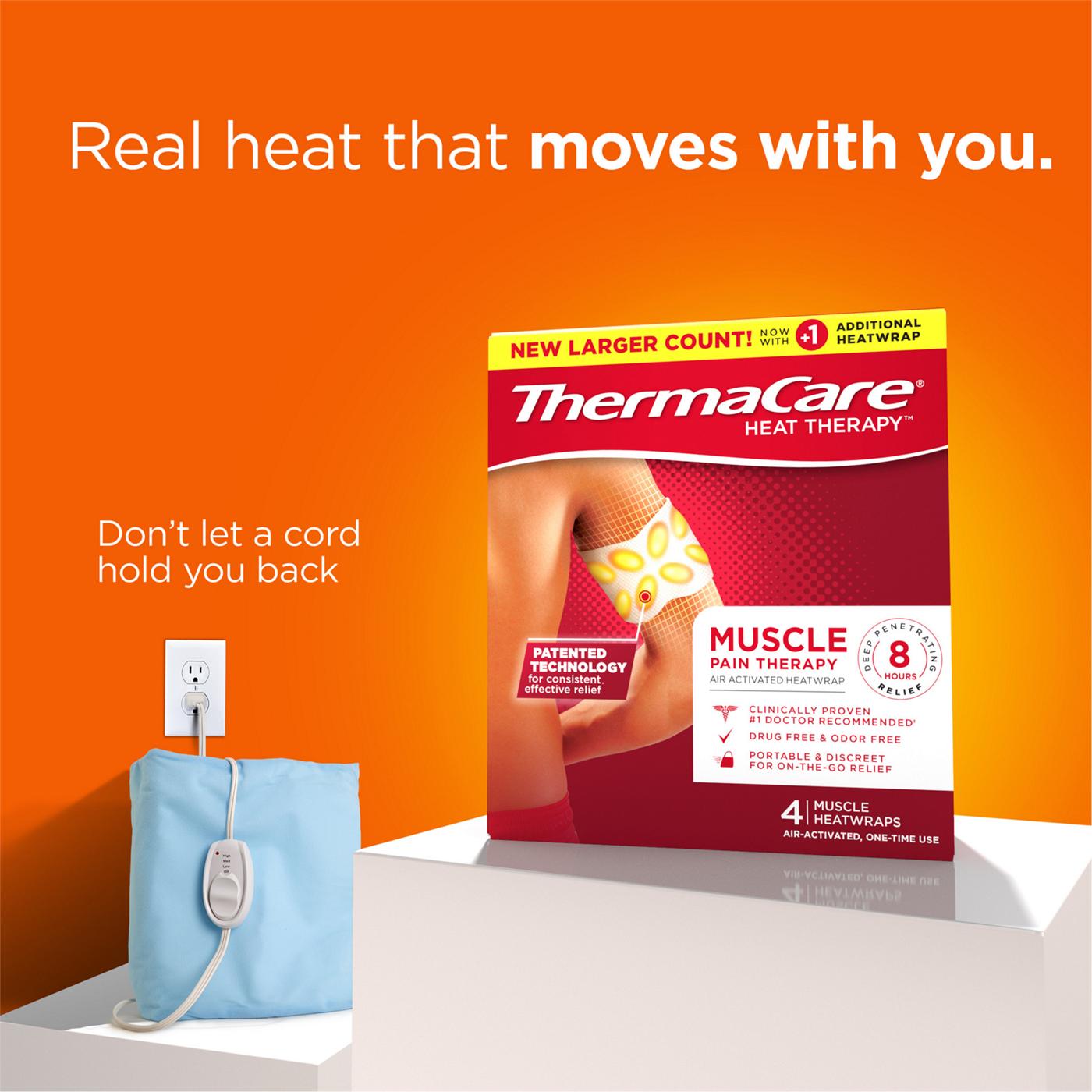 ThermaCare Muscle Pain Therapy Air Activated Heat Wrap; image 4 of 8