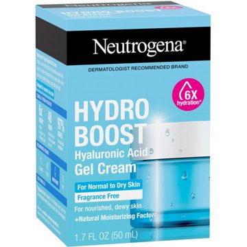 Neutrogena Hydro Boost Gel Cream Moisturizer with Hyaluronic Acid - Fragrance Free, 1.7 oz