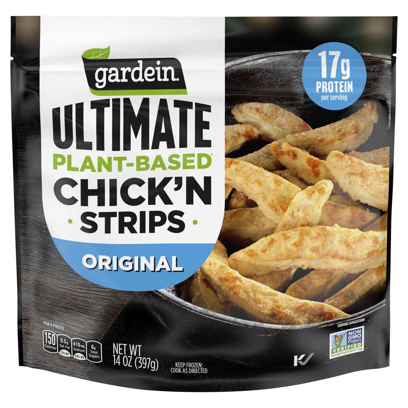 Gardein Ultimate Plant-Based Chick'n Strips Original; image 1 of 4