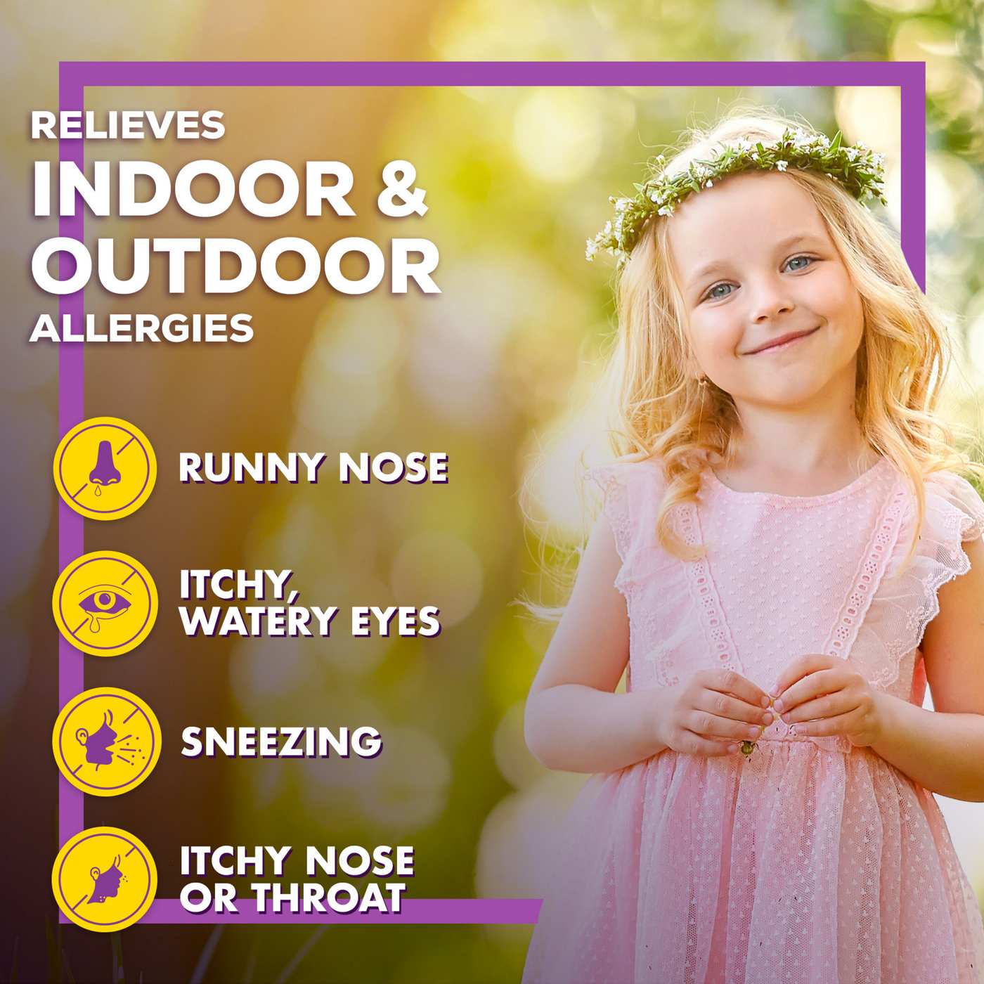 Allegra Children's Allergy 12 Hour Non-Drowsy Liquid - Grape; image 3 of 6