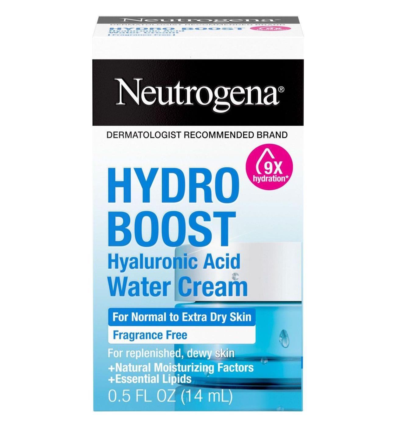 Neutrogena Hydro Boost Water Cream - Fragrance Free; image 1 of 8