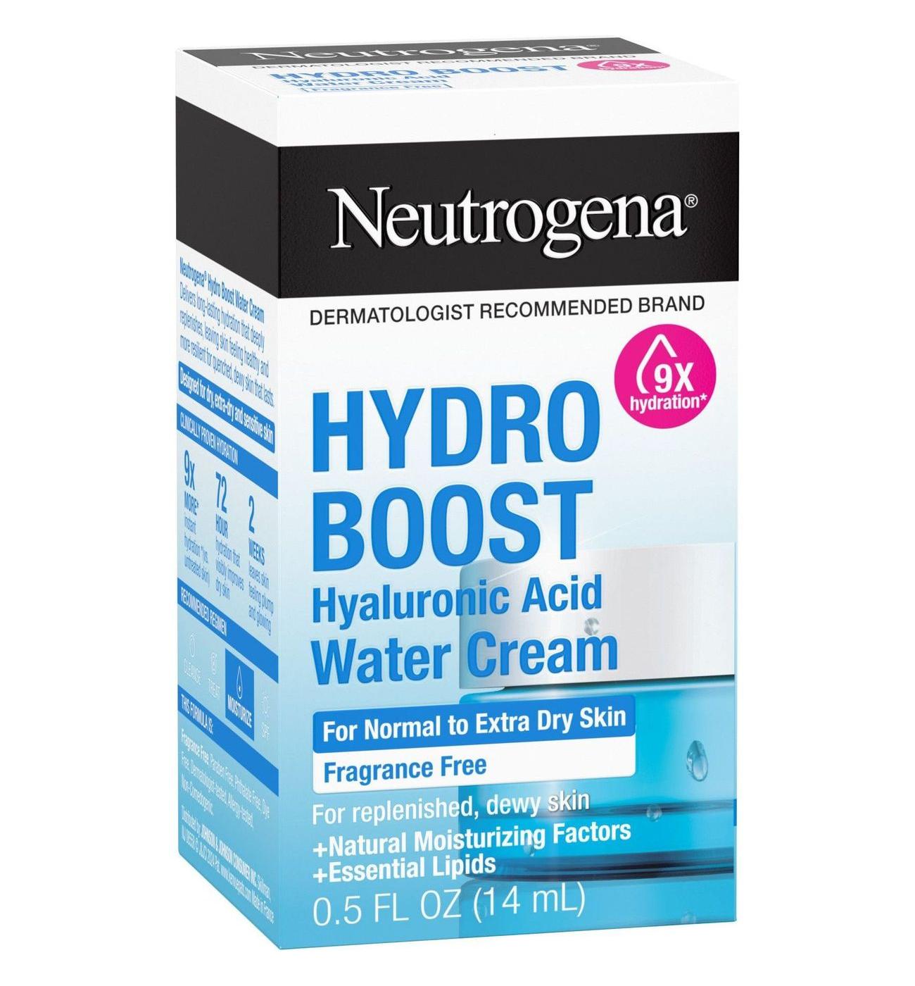 Neutrogena Hydro Boost Water Cream - Fragrance Free; image 2 of 8